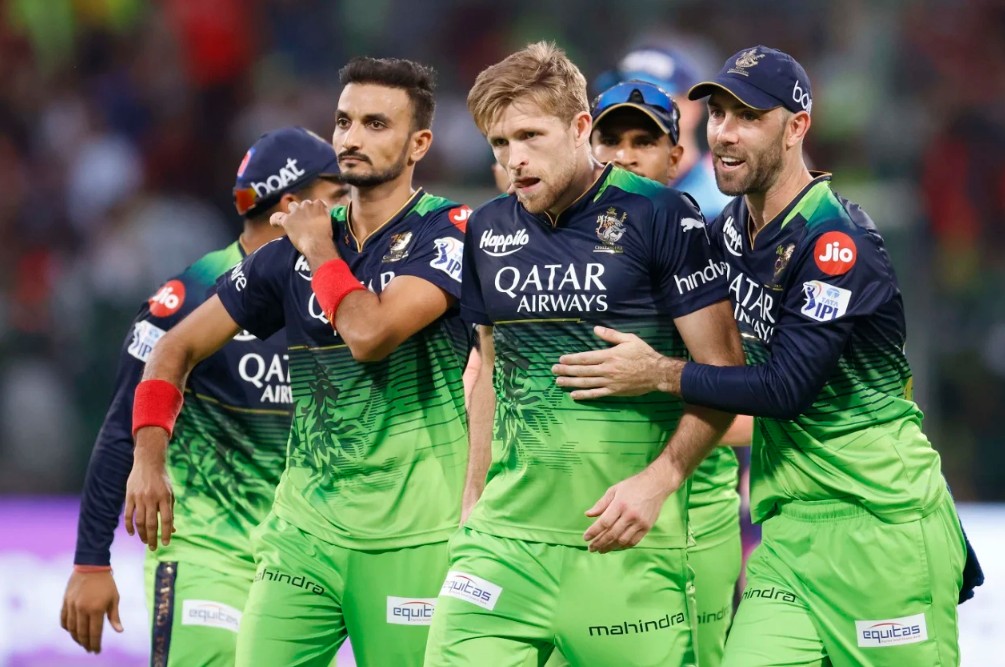 Wins by RCB in Green Jersey