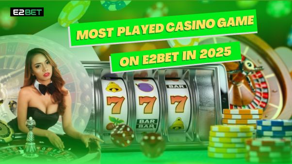 Most Played Online Casino Game on E2Bet in 2025