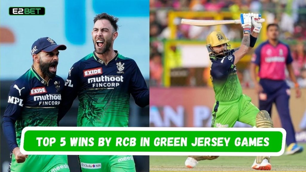 Wins by RCB in Green Jersey