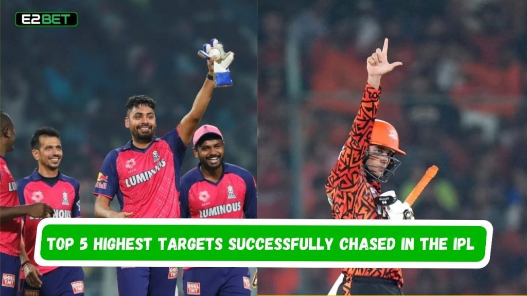 Top 5 Highest Targets Successfully Chased in the IPL as of 2025