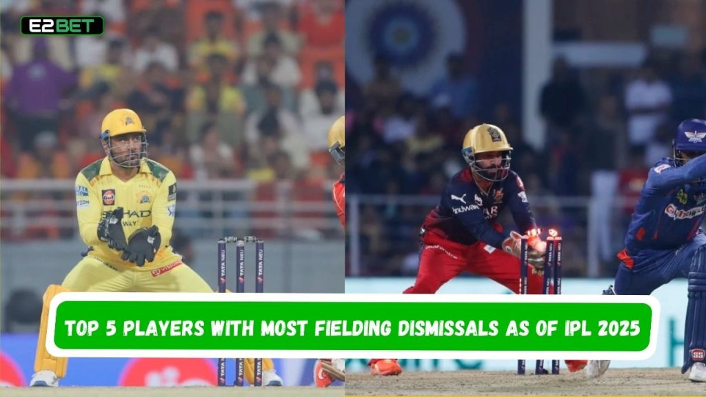 Most Fielding Dismissals as of IPL 2025