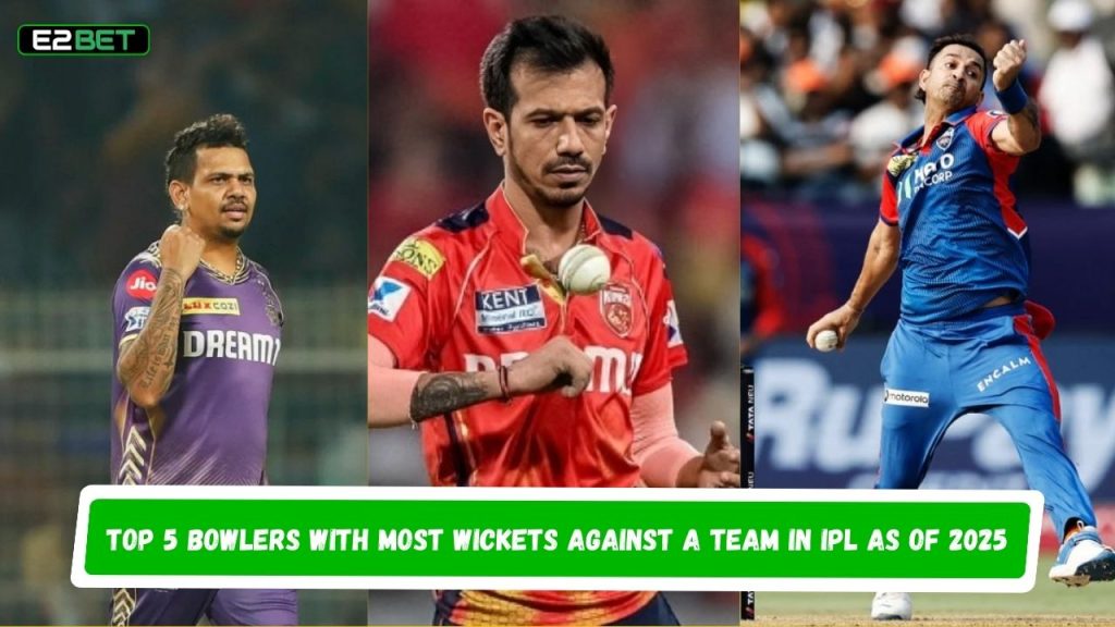 Top 5 Bowlers With Most Wickets Against a Team in IPL as of 2025