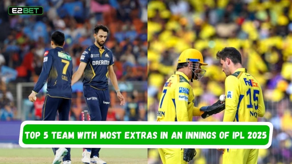 Most Extras in an Innings of IPL 2025