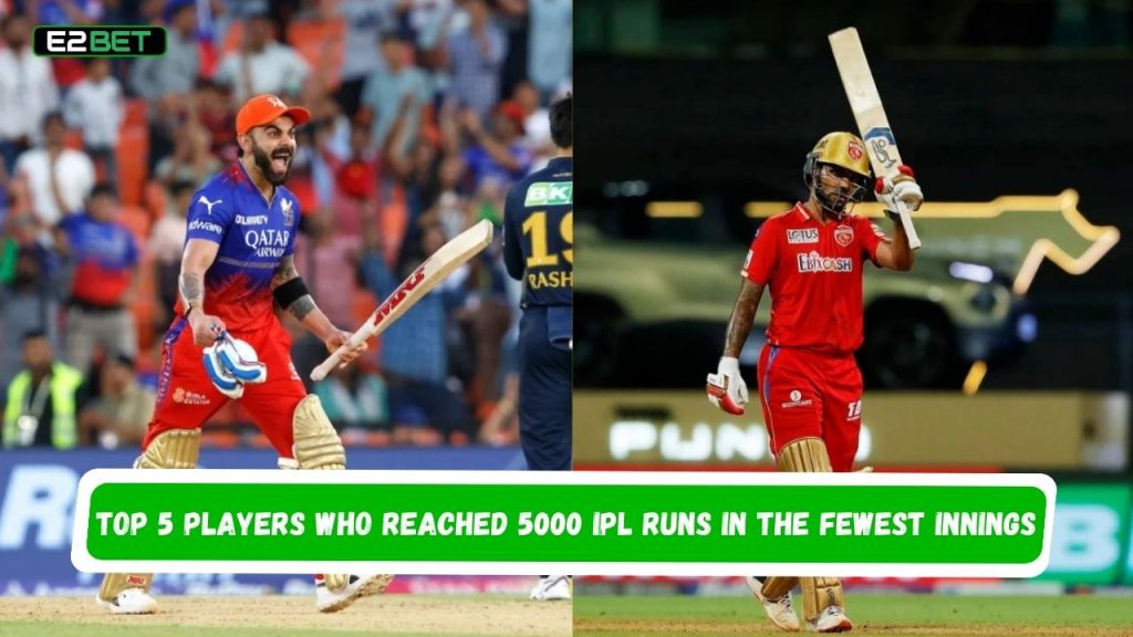 5000 IPL Runs in the Fewest Innings