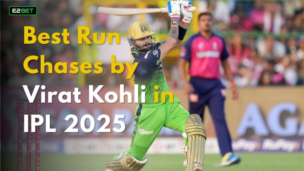 Best Run Chases by Virat Kohli in IPL 2025