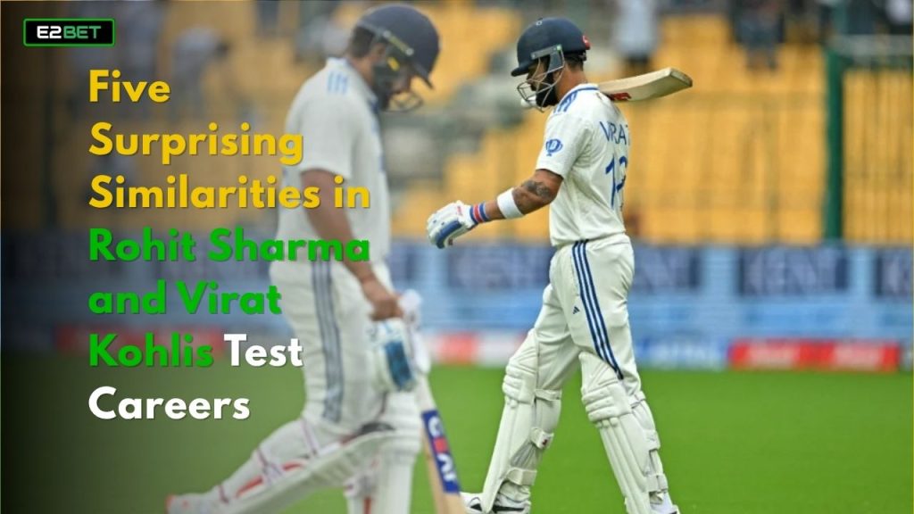 Rohit Sharma and Virat Kohlis Test Careers
