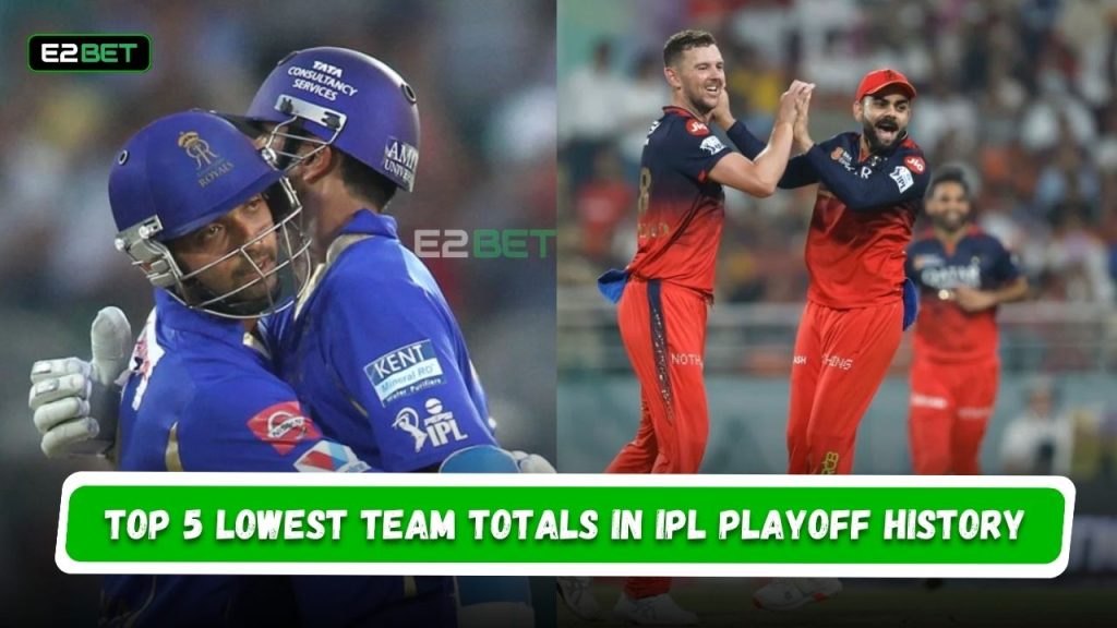 Lowest Team Totals in IPL Playoff History