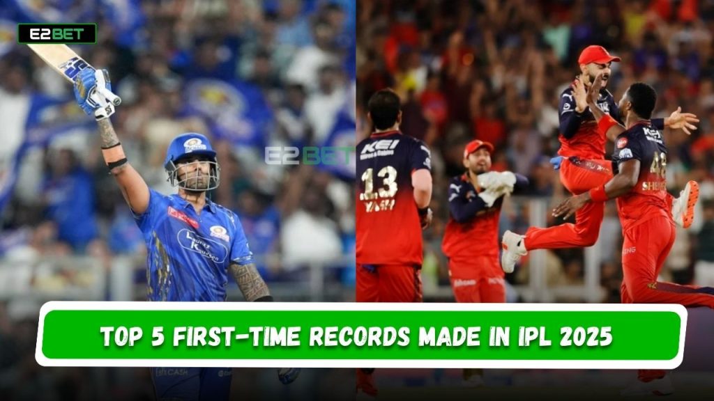 First-Time Records Made in IPL 2025