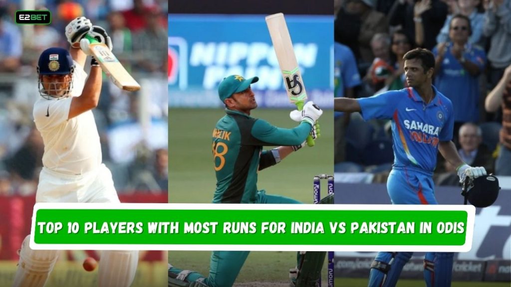 Most Runs for India vs Pakistan in ODIs