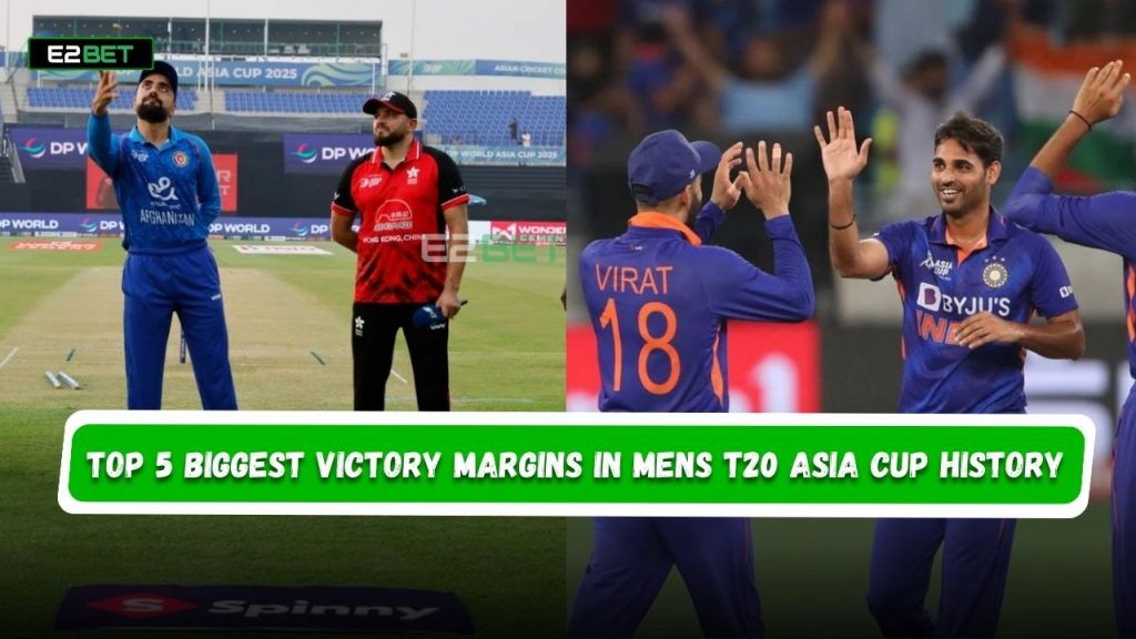 Biggest Victory Margins in Mens T20 Asia Cup History
